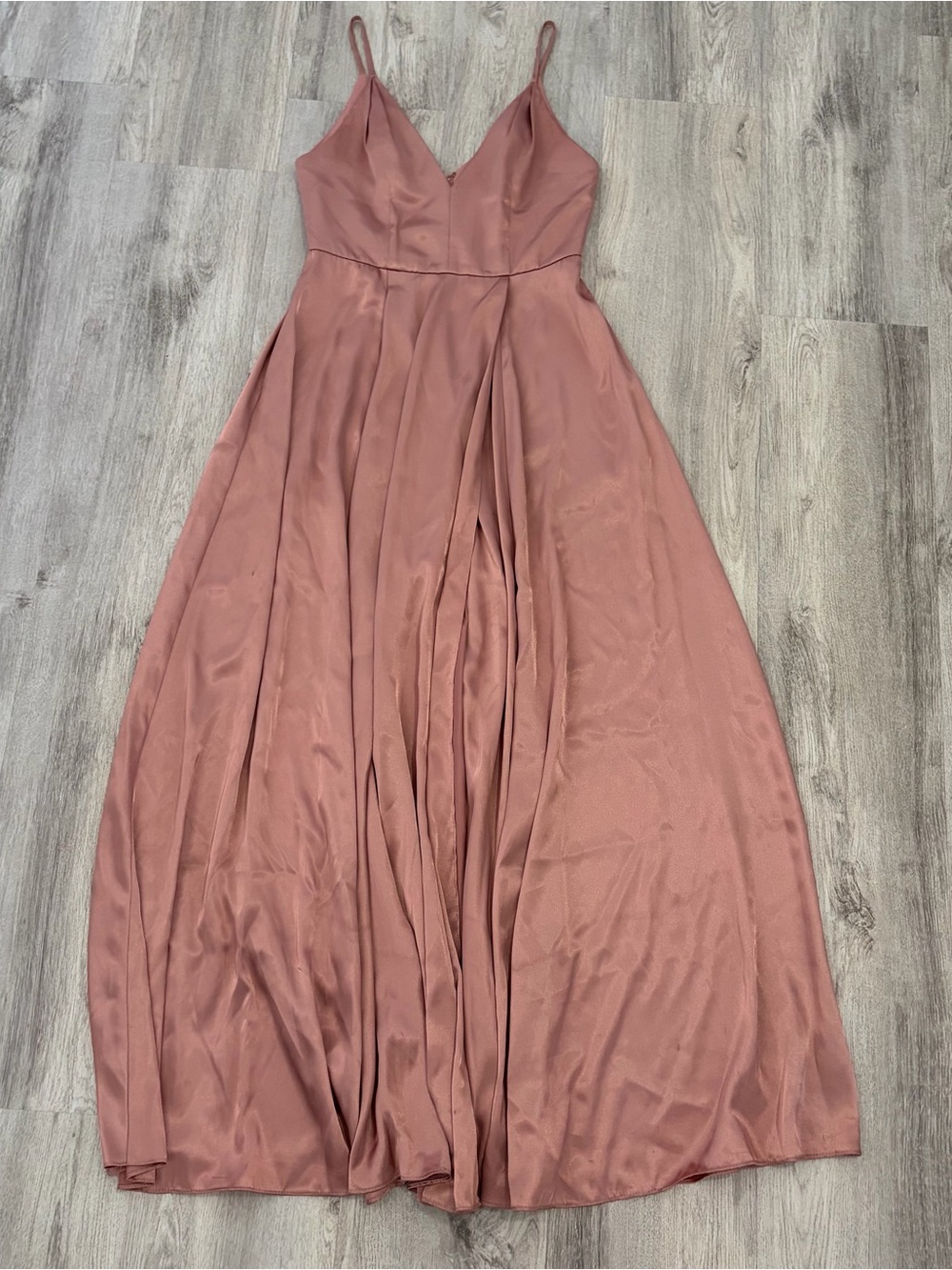 David’s Bridal Galina Signature Bridesmaid Dress Prom Wedding Women Size 8 Pink